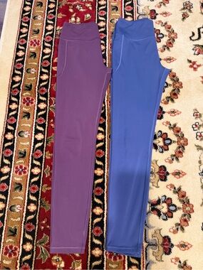 High-Waist Girls Yoga Active Leggings with Pockets - XL (12/13 Yrs Old)